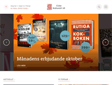 Tablet Screenshot of bokhandeln.eu